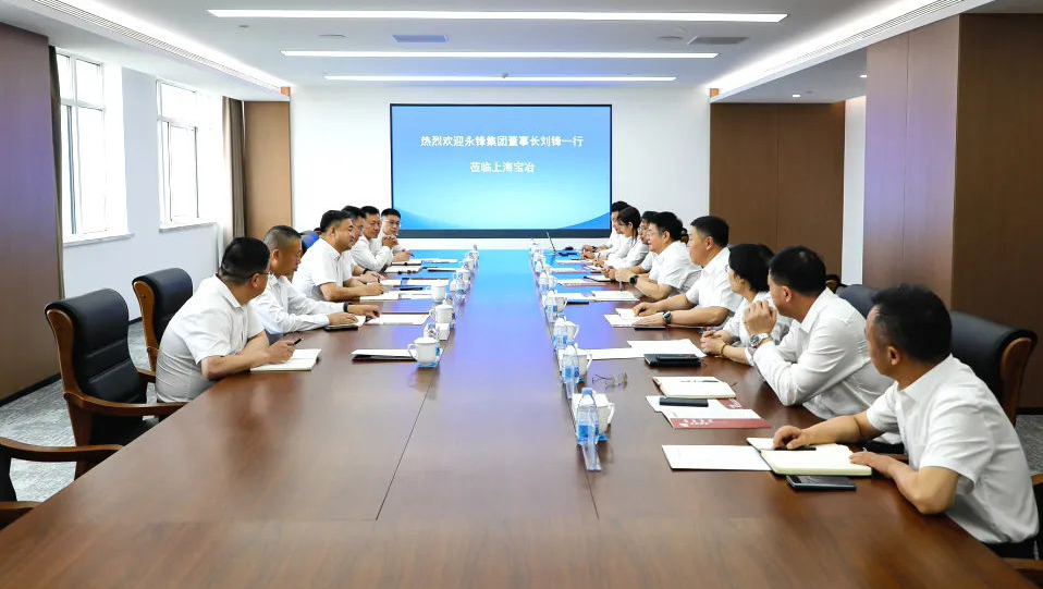 永锋集团董事长刘锋一行到访上海赢多多